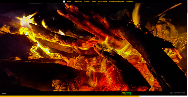 Security scan screenshot of https://www.azbackroads.com/fire/