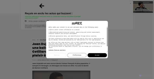 Security scan screenshot of https://www.melty.fr/people/jean-dujardin-balance-sa-verite-une-balle-perdue-pour-marion-cotillard-je-ne-prends-pas-de-plaisir-a-2270899.html