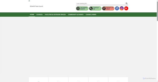 Security scan screenshot of https://www.whitehilltowncouncil.gov.uk/