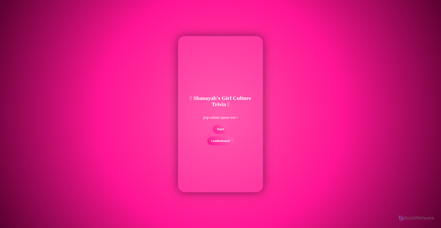 Security scan screenshot of https://girlytrivia-ug8yfuhgzg.edgeone.app/