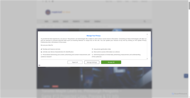 Security scan screenshot of https://mapleleafshotstove.com/2025/11/03/toronto-maple-leafs-vs-pittsburgh-penguins-game-13-projected-lines-preview-tv-info/