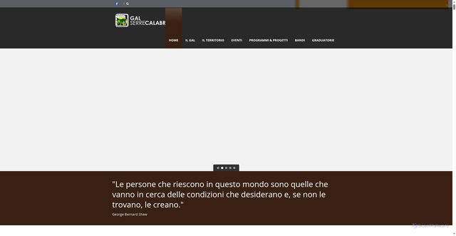 Security scan screenshot of https://www.galserrecalabresi.it/