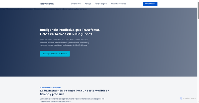 Security scan screenshot of https://www.farovalorencia.com/