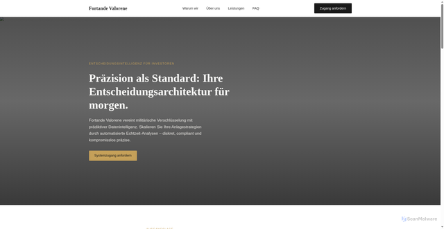 Security scan screenshot of https://www.fortandevalorene.org/