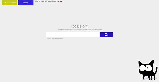 Security scan screenshot of https://libcats.org