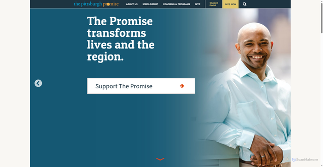 Security scan screenshot of https://pittsburghpromise.org/