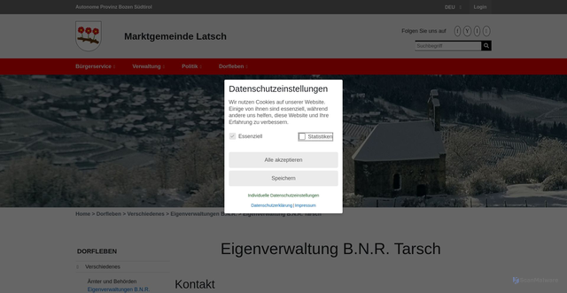 Security scan screenshot of https://www.gemeinde.latsch.bz.it/de/Eigenverwaltung_B_N_R_Tarsch_6