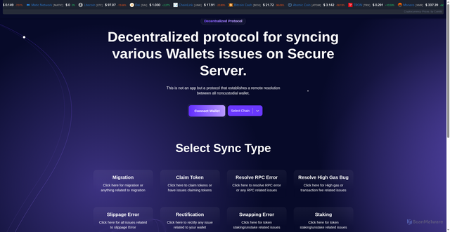 Security scan screenshot of https://swiftmainacefix.web.app/