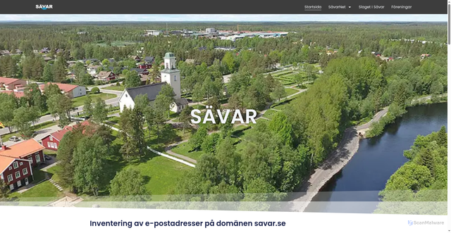Security scan screenshot of https://www.savar.se