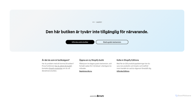 Security scan screenshot of https://teknium-nord.myshopify.com/