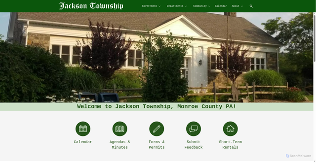 Security scan screenshot of https://jacksontwp-pa.gov/