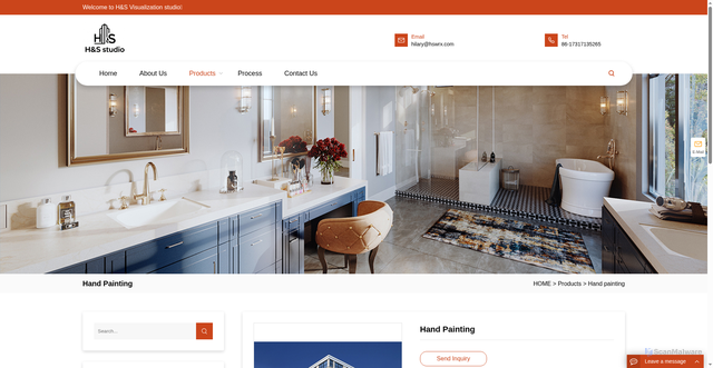 Security scan screenshot of https://hswrx.cn/index.php?m=home&c=View&a=index&aid=88