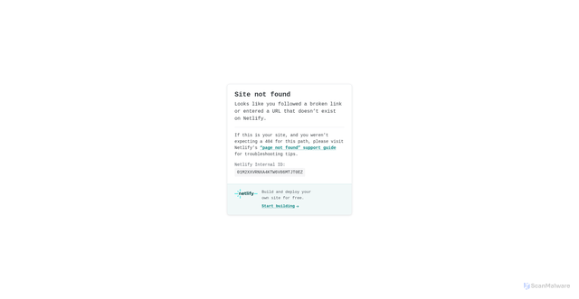 Security scan screenshot of http://claim-tko.netlify.app/