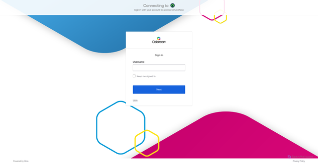 Security scan screenshot of https://colorcon.service-now.com
