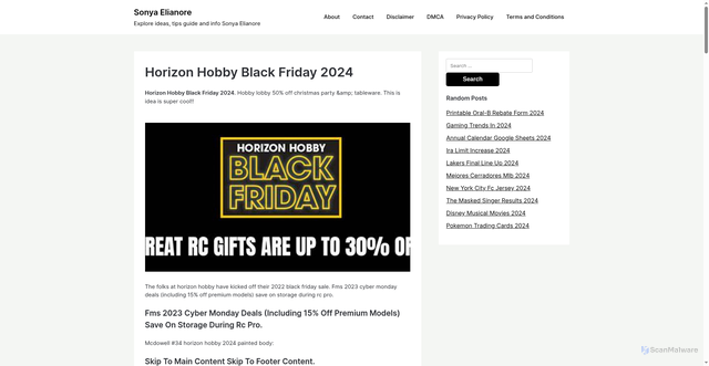 Security scan screenshot of https://ekaterinawclari.pages.dev/gavnjck-horizon-hobby-black-friday-2024-xauwcog/