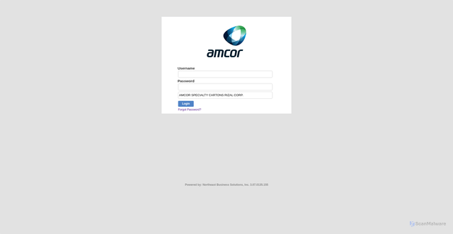 Security scan screenshot of https://amcorspecialty.payrollsolutions.ph