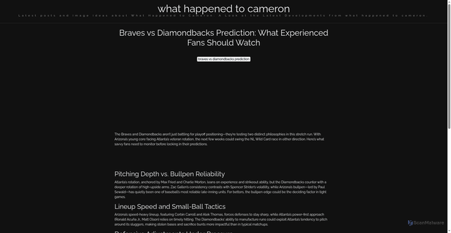 Security scan screenshot of https://lensacerdascorner-dpuv9krdmclz.edgeone.app/braves-vs-diamondbacks-prediction.html