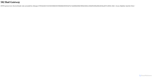 Security scan screenshot of https://fx.gehealthcare.com