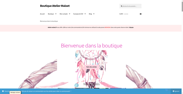 Security scan screenshot of https://atelier-maloet.fr