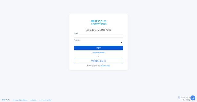 Security scan screenshot of https://ltms.iqvia.com