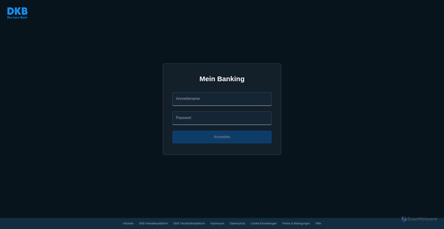 Security scan screenshot of https://dkb-3905d.web.app/