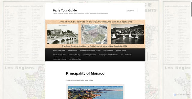 Security scan screenshot of https://paris33.org/monaco