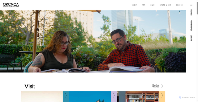 Security scan screenshot of https://www.okcmoa.com/