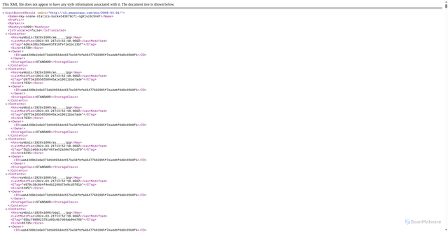Security scan screenshot of https://sky-scene.prod.web.wetteronline-cloud.com