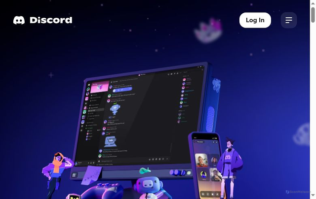 Security scan screenshot of https://discordapp.com/