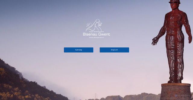Security scan screenshot of https://www.blaenau-gwent.gov.uk/