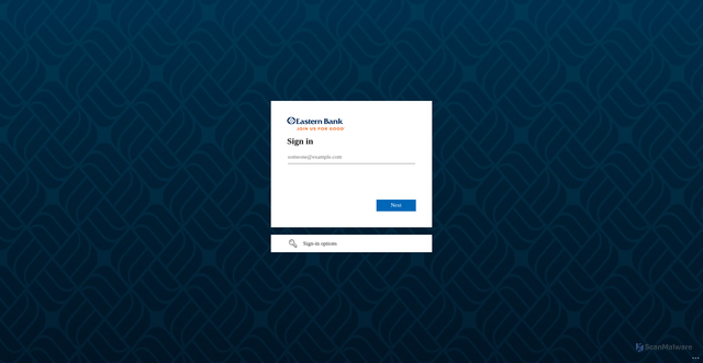 Security scan screenshot of https://easternbank.lightning.force.com