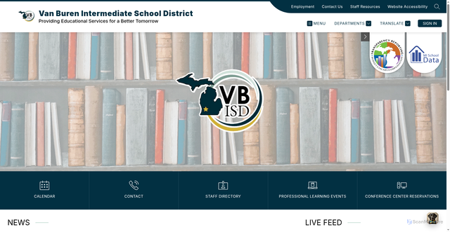 Security scan screenshot of https://vbisd.org