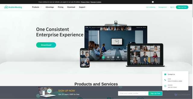 Security scan screenshot of https://ylyun.com