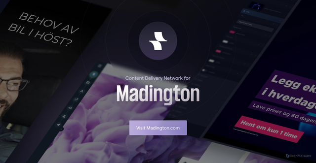 Security scan screenshot of https://delivered-by-madington.com/