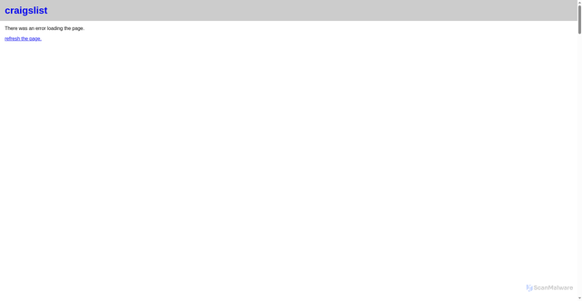 Security scan screenshot of https://tucson.craigslist.org