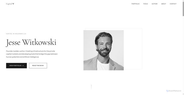 Security scan screenshot of http://witkowski.capital/