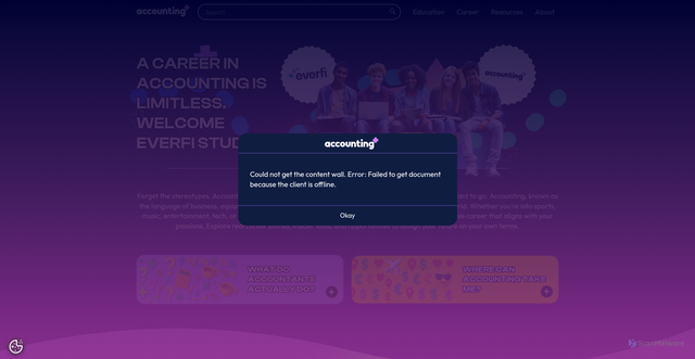Security scan screenshot of https://www.joinaccountingplus.com