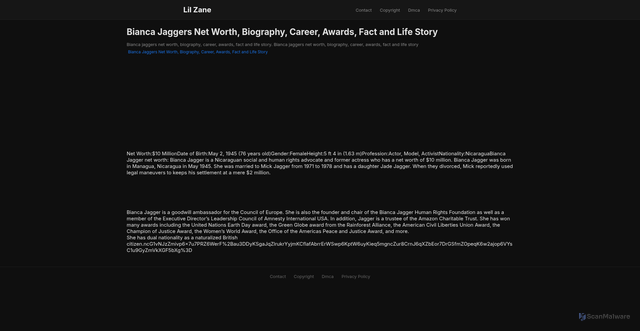 Security scan screenshot of https://mimpidigitalvision-dptqn5rknco5.edgeone.app/bianca-jaggers-net-worth-biography-career-awards-fact-and-life-story.html