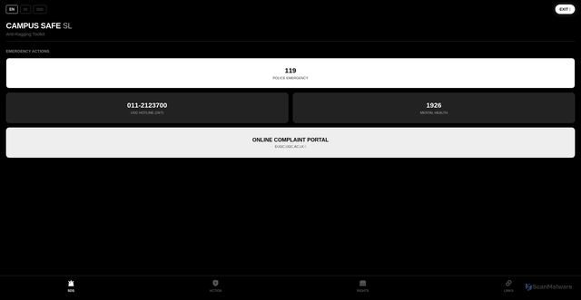 Security scan screenshot of http://antirag.pages.dev/