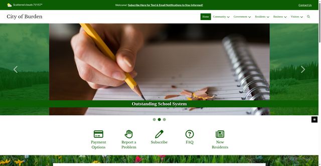 Security scan screenshot of https://burdenks.gov/