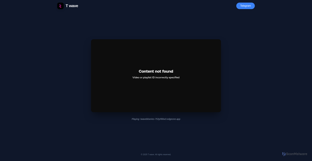 Security scan screenshot of https://twaveblseries-753yhfklw3.edgeone.app/