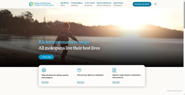 Security scan screenshot of https://www.manamokopuna.org.nz/