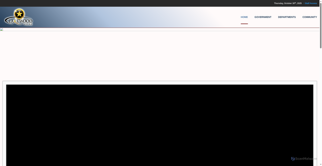 Security scan screenshot of https://lakewoodvillagetx.gov/