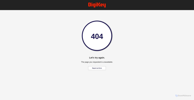 Security scan screenshot of https://sc-b.digikeyassets.com