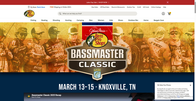 Security scan screenshot of https://www.basspro.com/b/bassmaster-classic