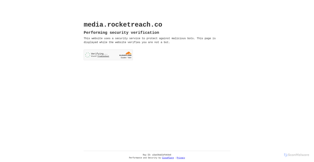 Security scan screenshot of https://media.rocketreach.co