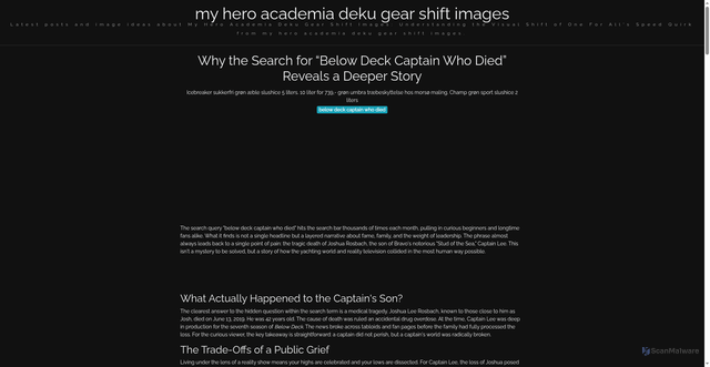 Security scan screenshot of https://idunkareblog-dpiaywv6v2at.edgeone.app/below-deck-captain-who-died.html