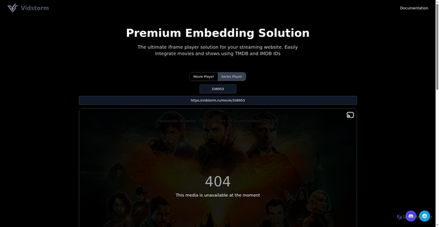Security scan screenshot of https://vidstorm.ru
