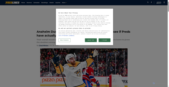 Security scan screenshot of https://predlines.com/anaheim-ducks-at-nashville-predators-early-test-to-see-if-preds-have-actually-changed-01k81gqh3zm4