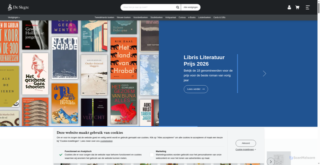 Security scan screenshot of https://deslegte.com
